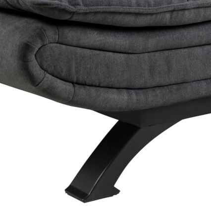 Sofá cama de 2 plazas AIRI gris oscuro