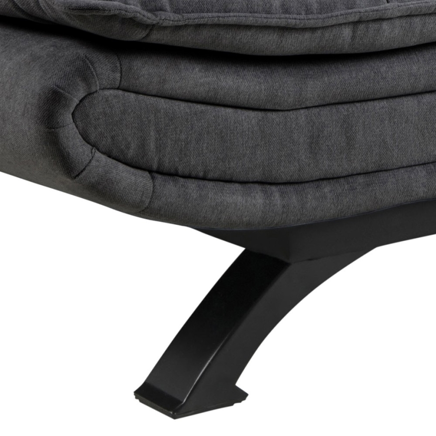 Sofá cama de 2 plazas AIRI gris oscuro