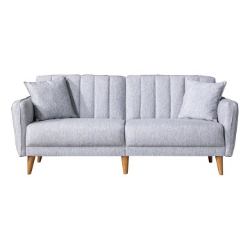 Sofá cama de 2 plazas KITO, gris