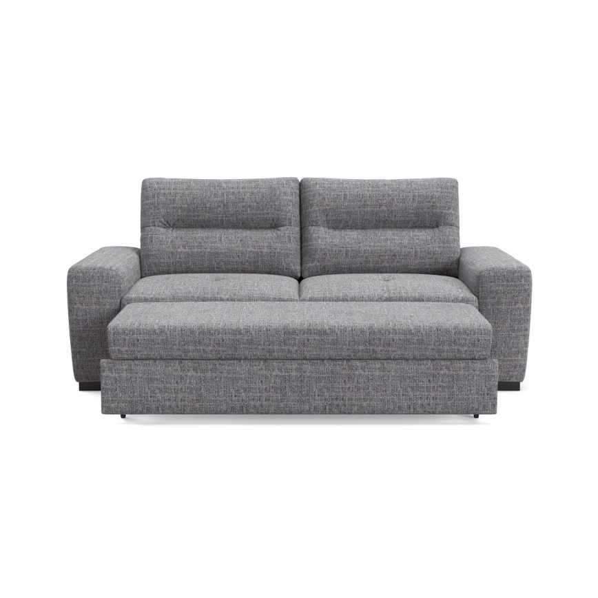 Sofá cama de 3 plazas COMO gris claro