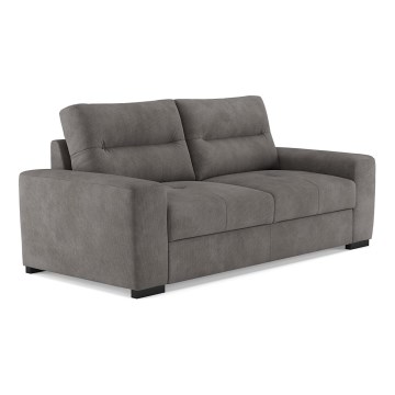 Sofá cama de 3 plazas COMO, gris oscuro