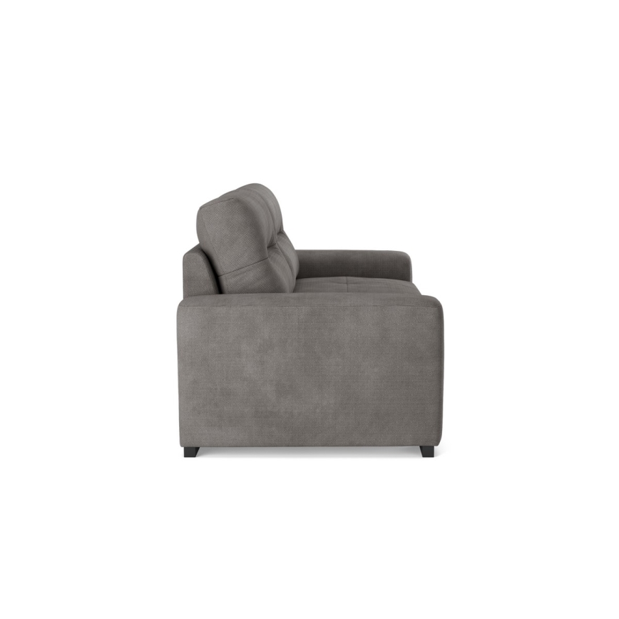 Sofá cama de 3 plazas COMO, gris oscuro