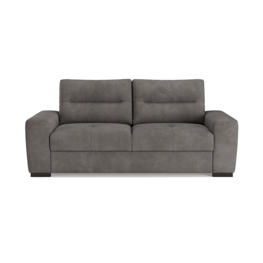 Sofá cama de 3 plazas COMO, gris oscuro