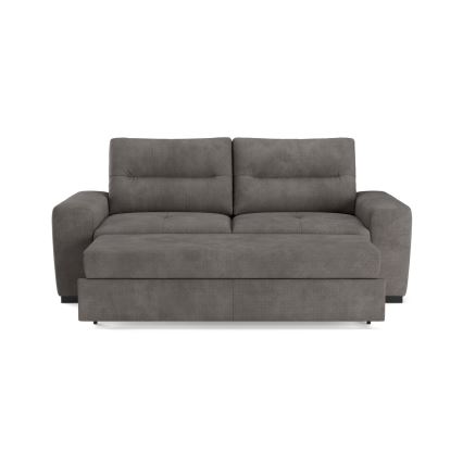 Sofá cama de 3 plazas COMO, gris oscuro