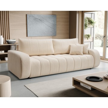 Sofá cama de 3 plazas DESIO beige