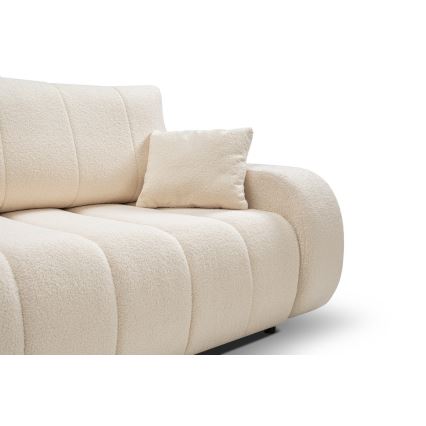 Sofá cama de tres plazas DESIO beige