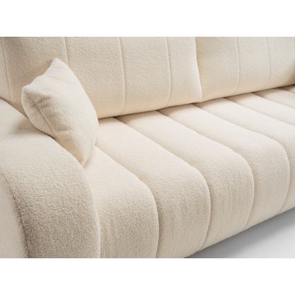 Sofá cama de tres plazas DESIO beige