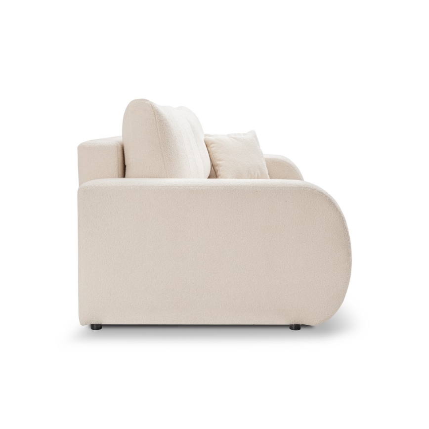 Sofá cama de tres plazas DESIO beige