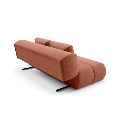 Sofá cama de 3 plazas FANO marrón