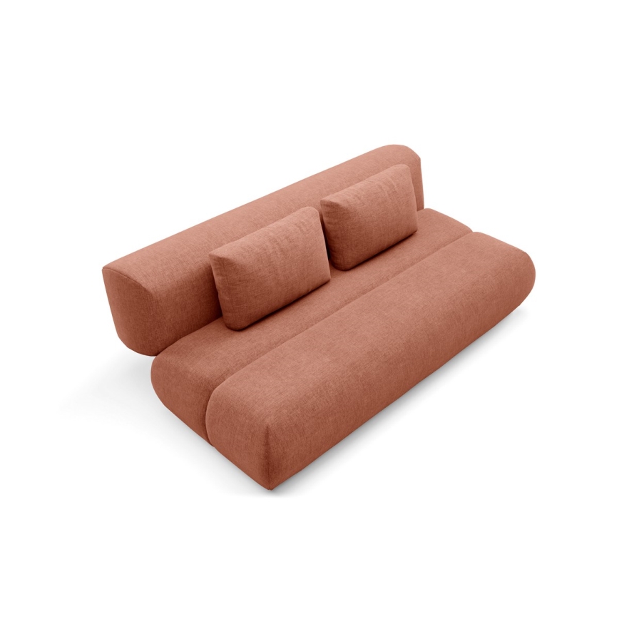 Sofá cama de 3 plazas FANO marrón