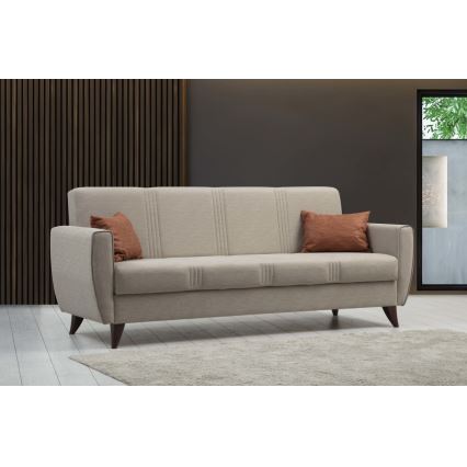 Sofá cama de 3 plazas KORFU beige