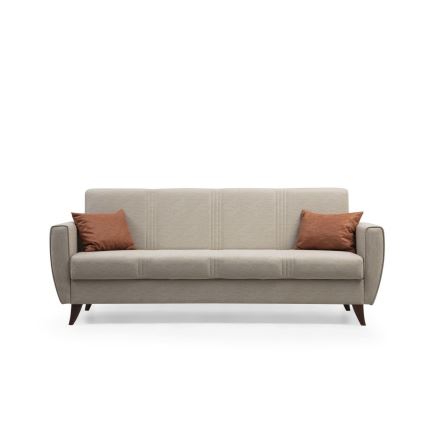 Sofá cama de 3 plazas KORFU beige