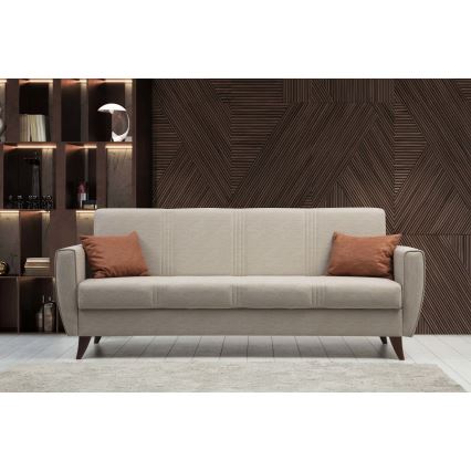 Sofá cama de 3 plazas KORFU beige