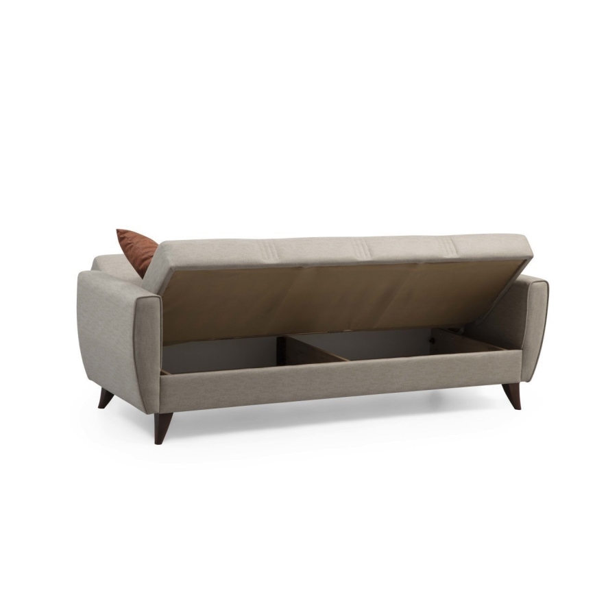 Sofá cama de 3 plazas KORFU beige
