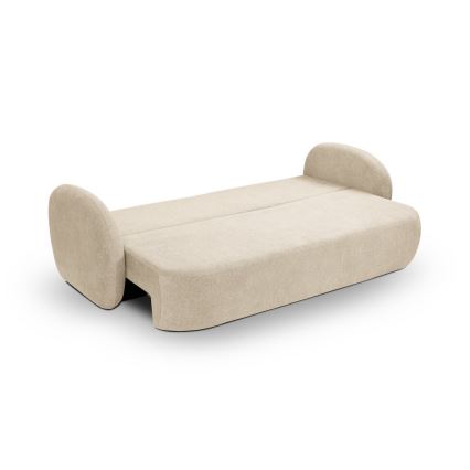 Sofá cama de tres plazas OLBIA beige