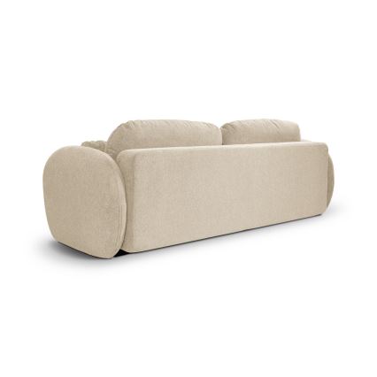 Sofá cama de tres plazas OLBIA beige