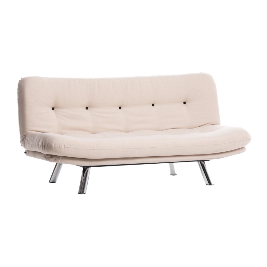 Sofá cama de dos plazas BAKU color crema