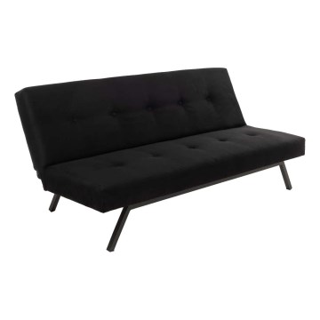 Sofá cama de dos plazas BAKU negro