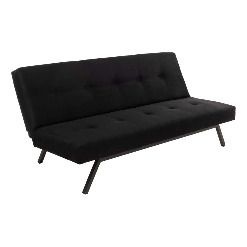 Sofá cama de dos plazas BAKU negro