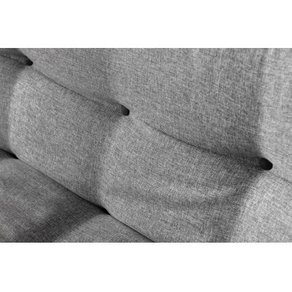 Sofá cama de dos plazas BINA gris claro
