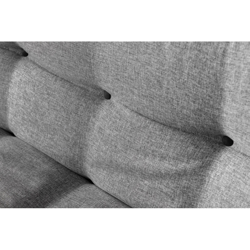 Sofá cama de dos plazas BINA gris claro