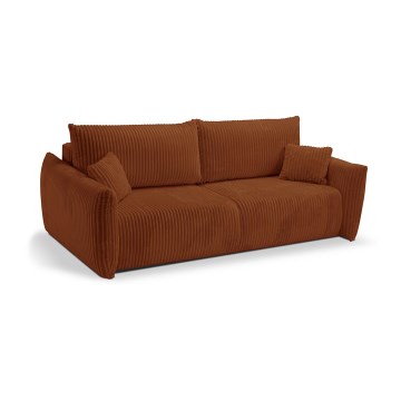 Sofá cama de dos plazas FRIDA marrón