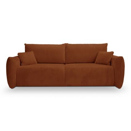 Sofá cama de dos plazas FRIDA marrón