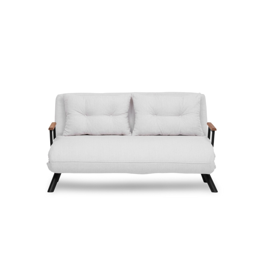 Sofá cama de dos plazas QIRA blanco