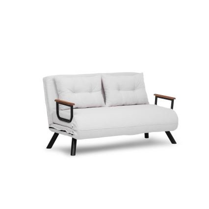 Sofá cama de dos plazas QIRA blanco