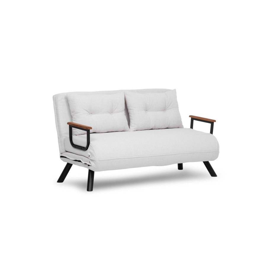 Sofá cama de dos plazas QIRA blanco
