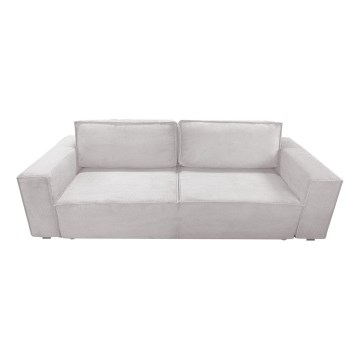 Sofá cama de tres plazas con almacenamiento RONDA beige