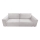 Sofá cama de tres plazas con almacenamiento RONDA beige