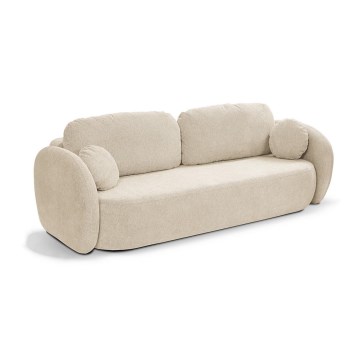 Sofá cama de tres plazas OLBIA beige