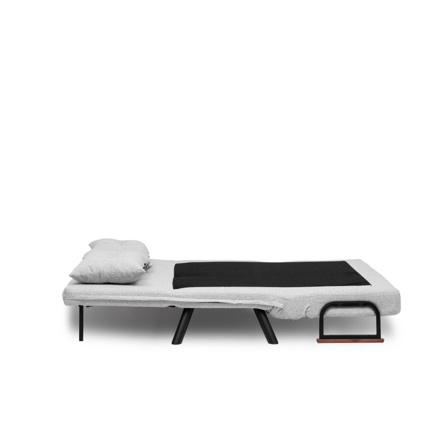 Sofá cama desplegable de 2 plazas QIRA, gris