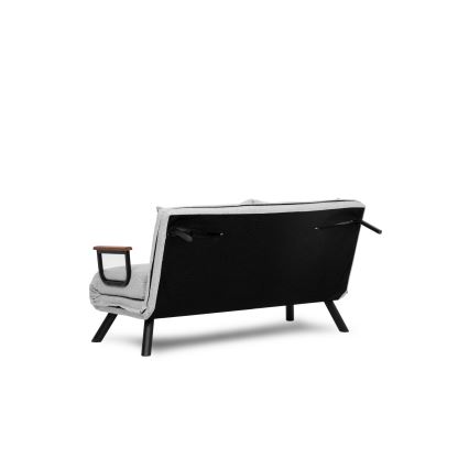Sofá cama desplegable de 2 plazas QIRA, gris