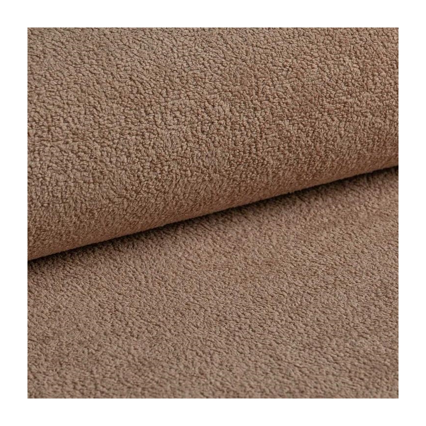 Sofá cama esquinero en L CASTELO, con arcón integrado, orientación derecha, beige