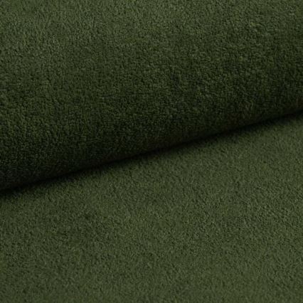 Sofá cama esquinero en L HORTA, con arcón de almacenamiento, orientación derecha, verde