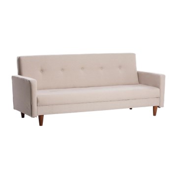 Sofá de 2 plazas NARA crema/beige