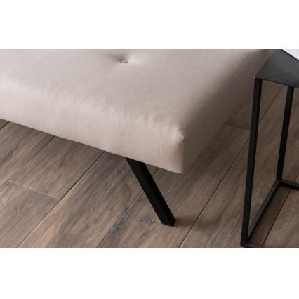 Sofá de dos plazas LOKO crema/beige