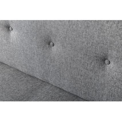 Sofá de dos plazas LOKO en gris claro