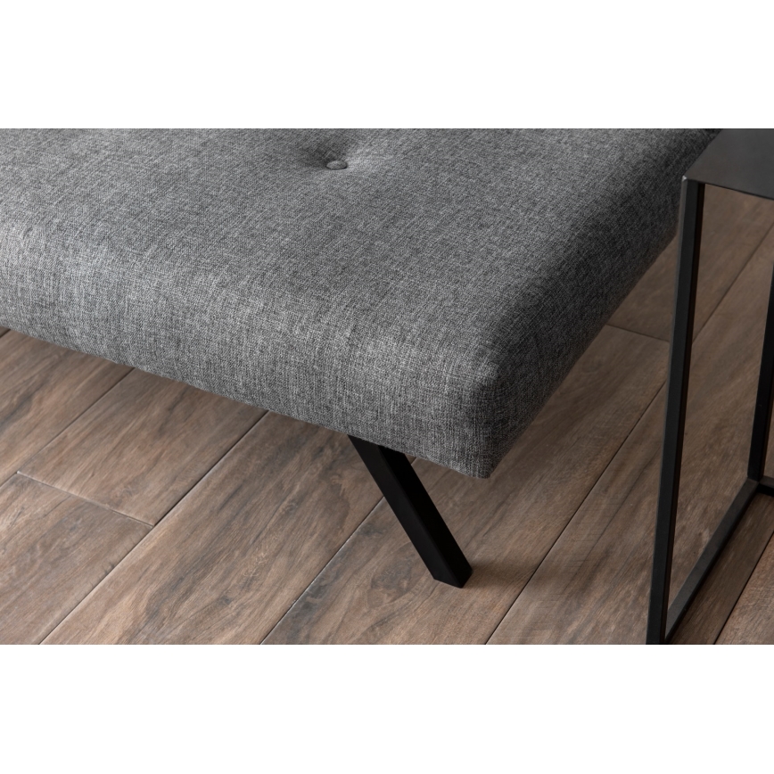 Sofá de dos plazas LOKO en gris claro