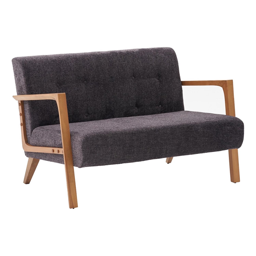 Sofá de dos plazas TUMI antracita