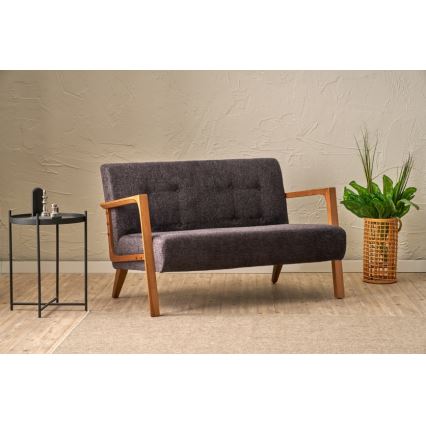 Sofá de dos plazas TUMI antracita