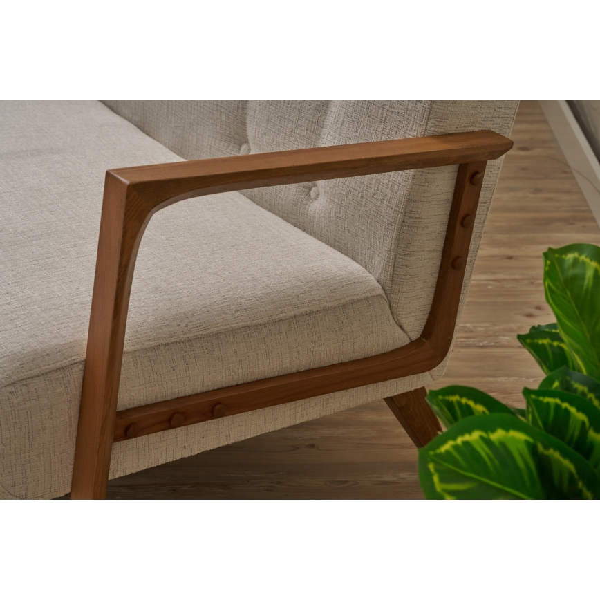 Sofá de dos plazas TUMI en color crema