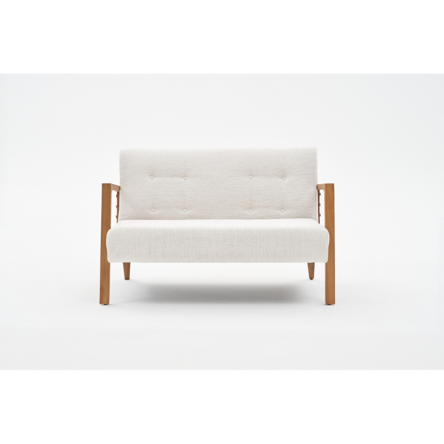 Sofá de dos plazas TUMI en color crema