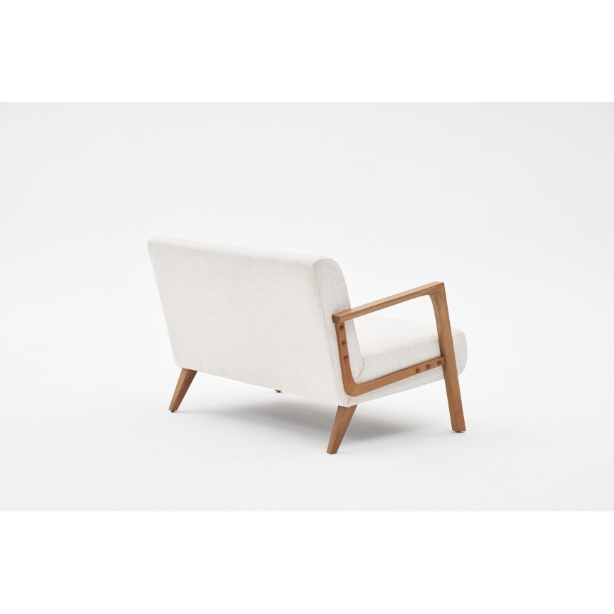 Sofá de dos plazas TUMI en color crema