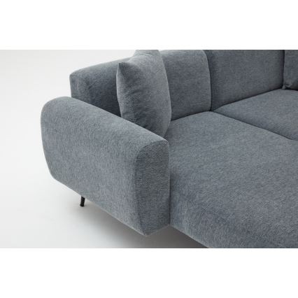 Sofá esquinero en L PISA gris izquierdo