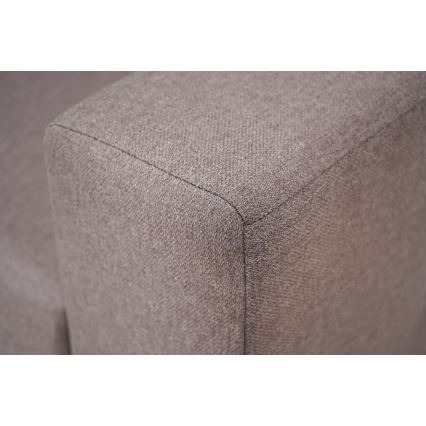 Sofá esquinero universal con función de cama y espacio de almacenamiento SEVILLA gris