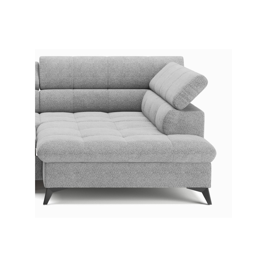 Sofá rinconero plegable MARANO derecho gris