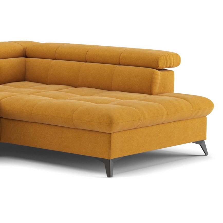 Sofá rinconero plegable MARANO derecho naranja